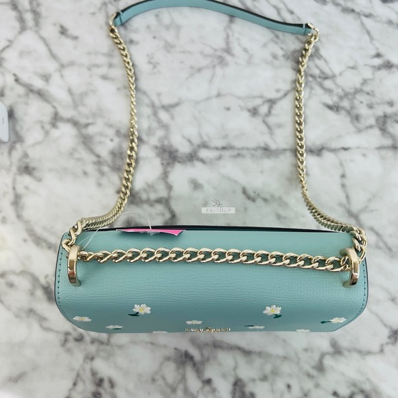 Kate Spade Remi Daisy Embroidered Chain Crossbody & L-Zip Cardholder Wallet - Picture 3 of 16